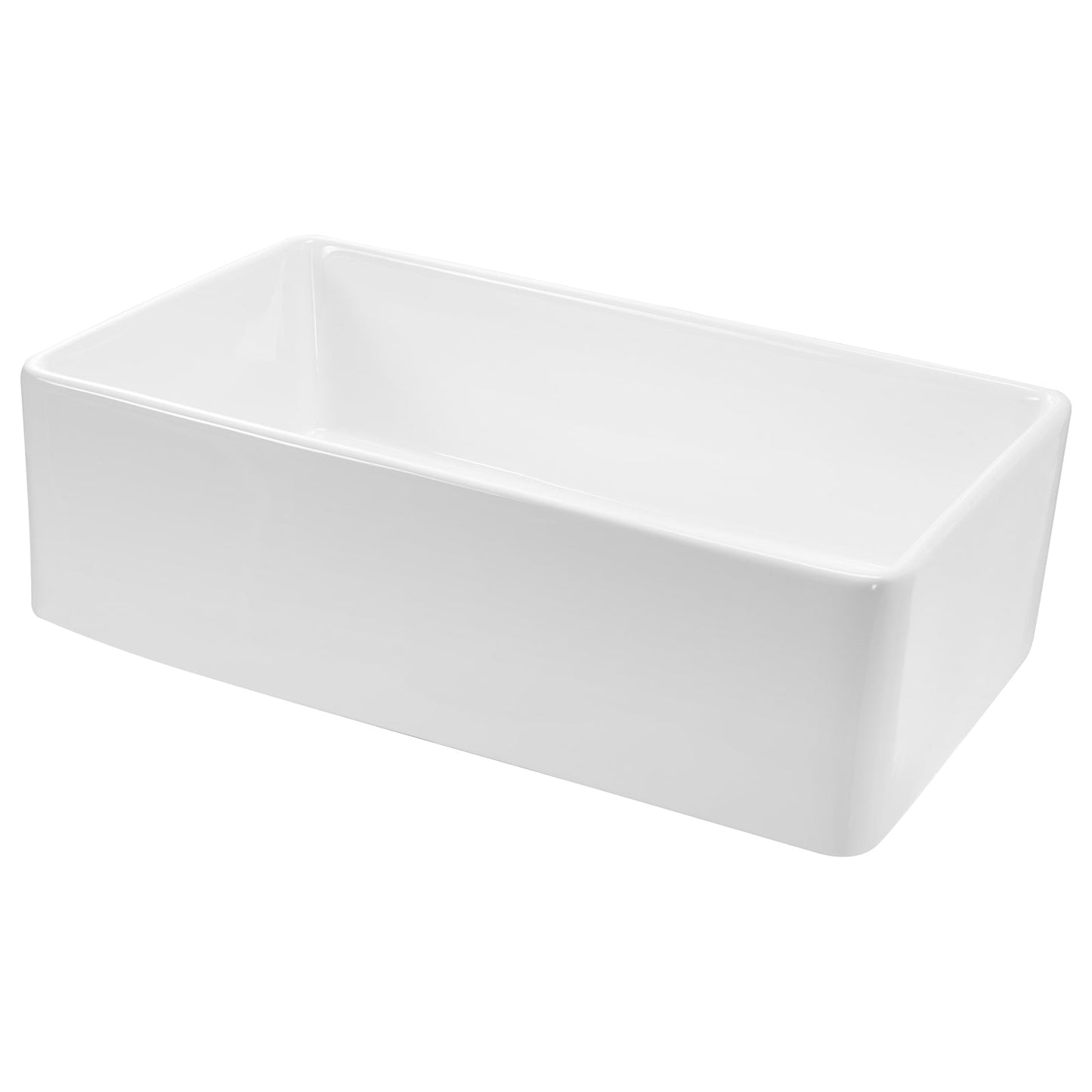 Single Bowl Undermount Kitchen Fireclay Sink