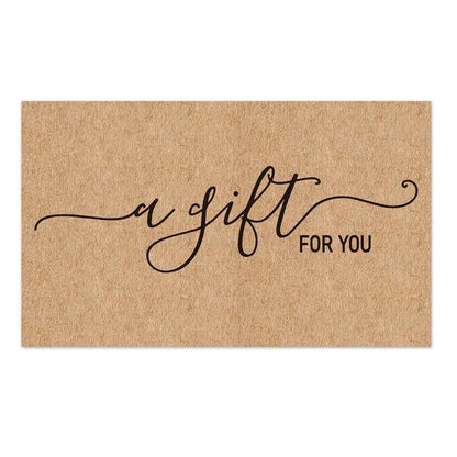 English Holiday Thank You Card for Do It Yourself