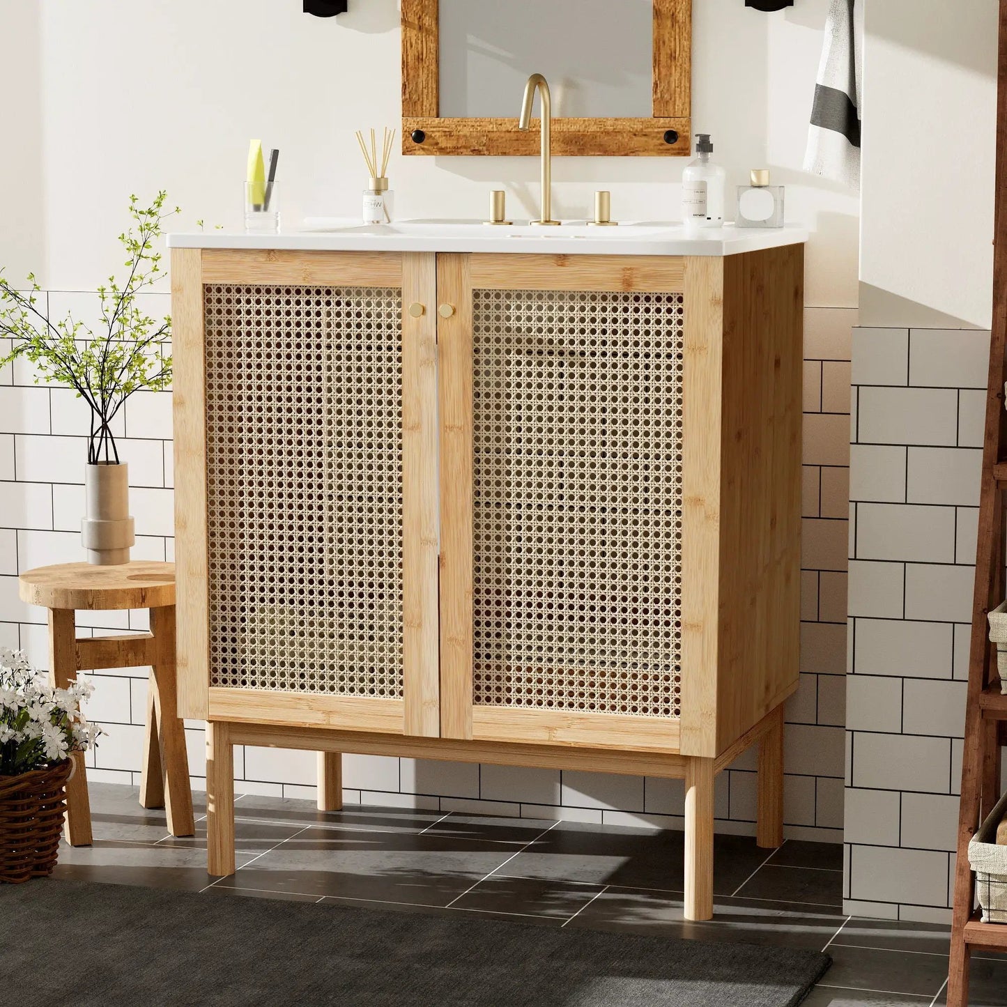 Bathroom Vanity Cabinet With Soft Close Doors