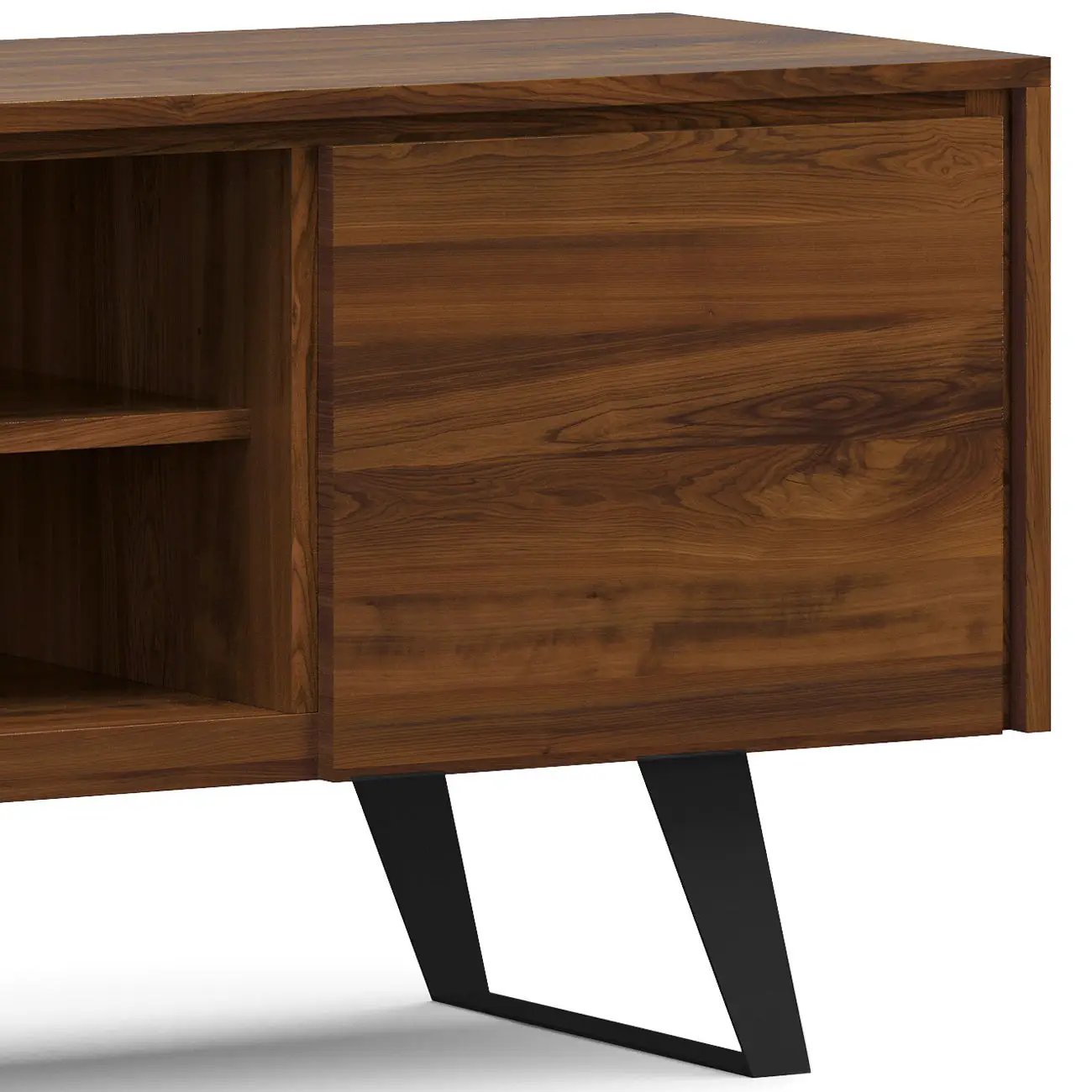Lowry Handcrafted TV Media Stand With Doors