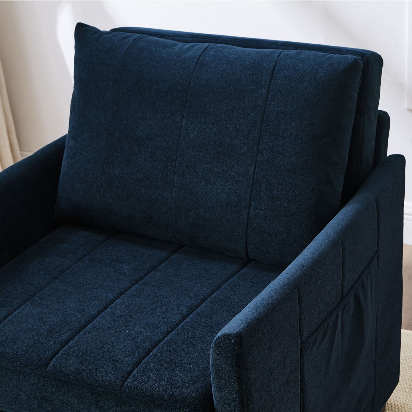 Convertible Sleeper Sofa and Storage Pockets