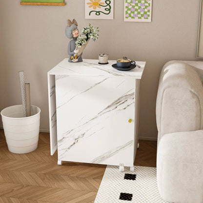 4 In 1 Folding Sewing Table with Lockable Wheels white marble finish work station on Tampa Home & Garden Store
