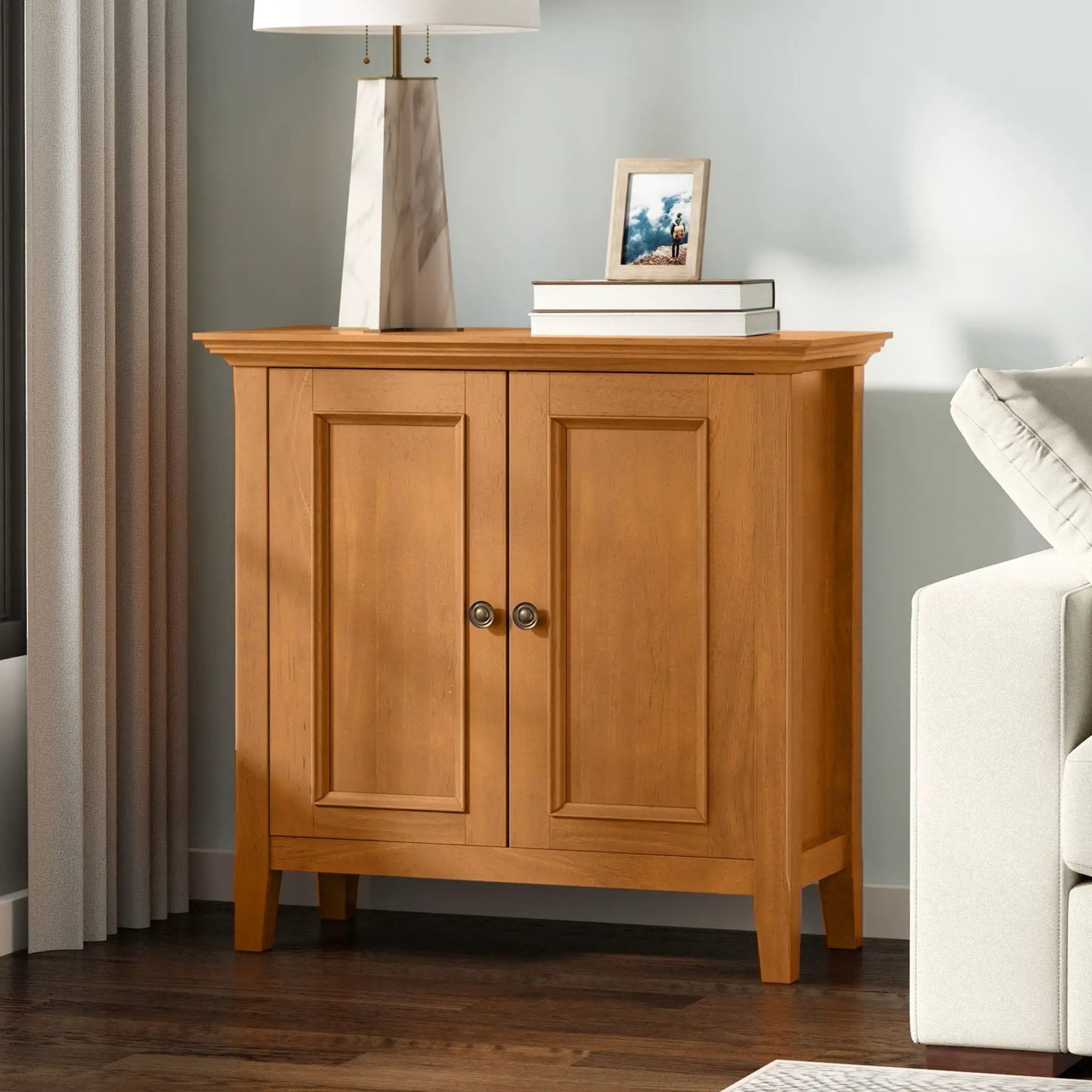 Amherst Handcrafted Low Storage Cabinet Essential