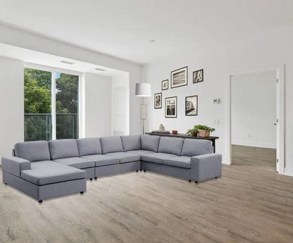 Hayden 7 Seat Reversible Modular Sectional Sofa