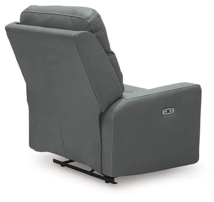 Pennacle Pier power recliner with adjustable headrest in fabric by Unique Piece Furniture on Tampa Home & Garden Store
