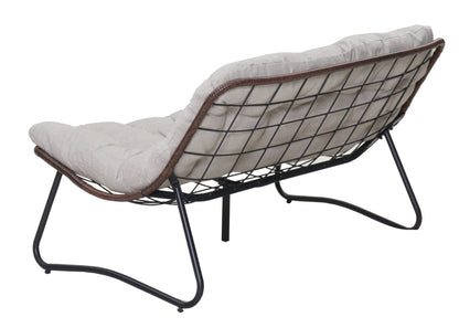 Outdoor Patio Loveseat and Luxury Cushions