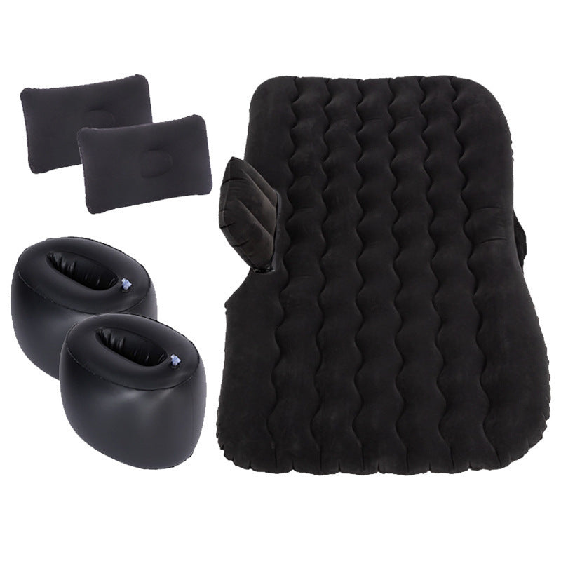 Inflatable car mattress with black quilted top and 2 cushions Sell My Stuff on Tampa Home & Garden Store