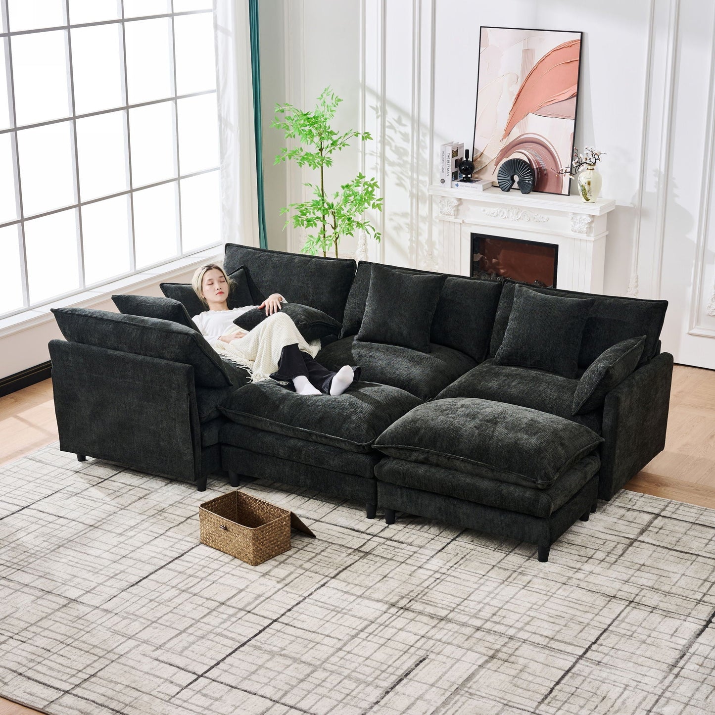 The Luxury Modular Sofa and Reconfigurable Layout