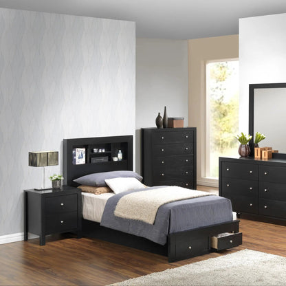 Storage Bed for Modern Spaces with Drawers