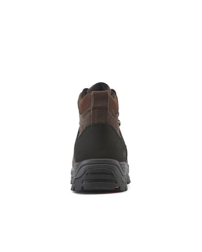 Kiwi Trek Brown Suede/Nylon 5" Steel Toe Water Resistant Work Boots [R63400]