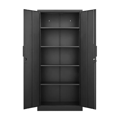 2 Door File Cabinet With Lock and Heavy Shelves