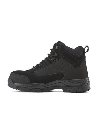 Kiwi Trek Black Suede/Nylon 5" Steel Toe Water Resistant Work Boots [R63500]