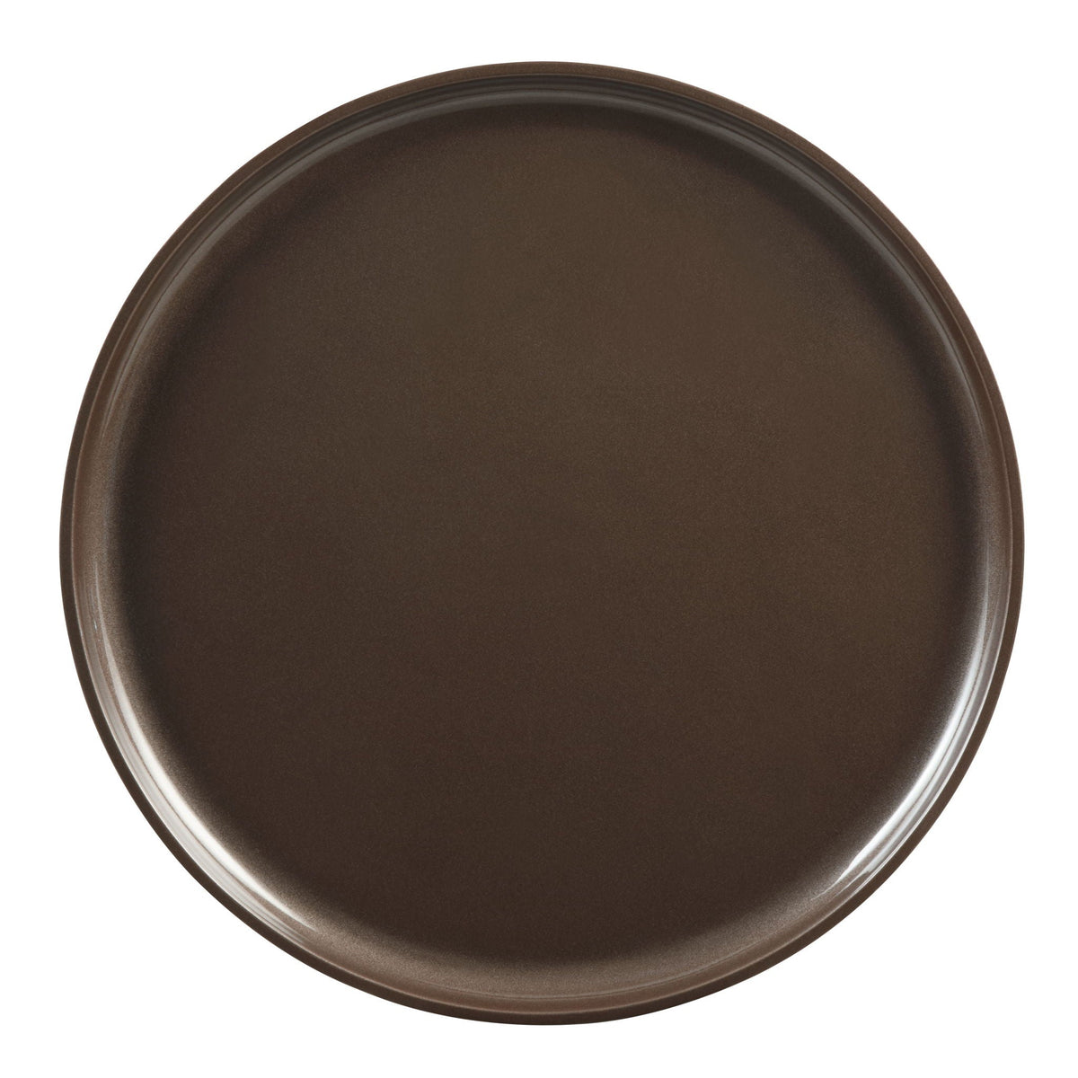 Round coffee table with dark brown high-gloss finish by HouseOfZazla on Tampa Home & Garden Store