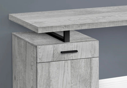 Computer Desk With Left and Right Setup Storage