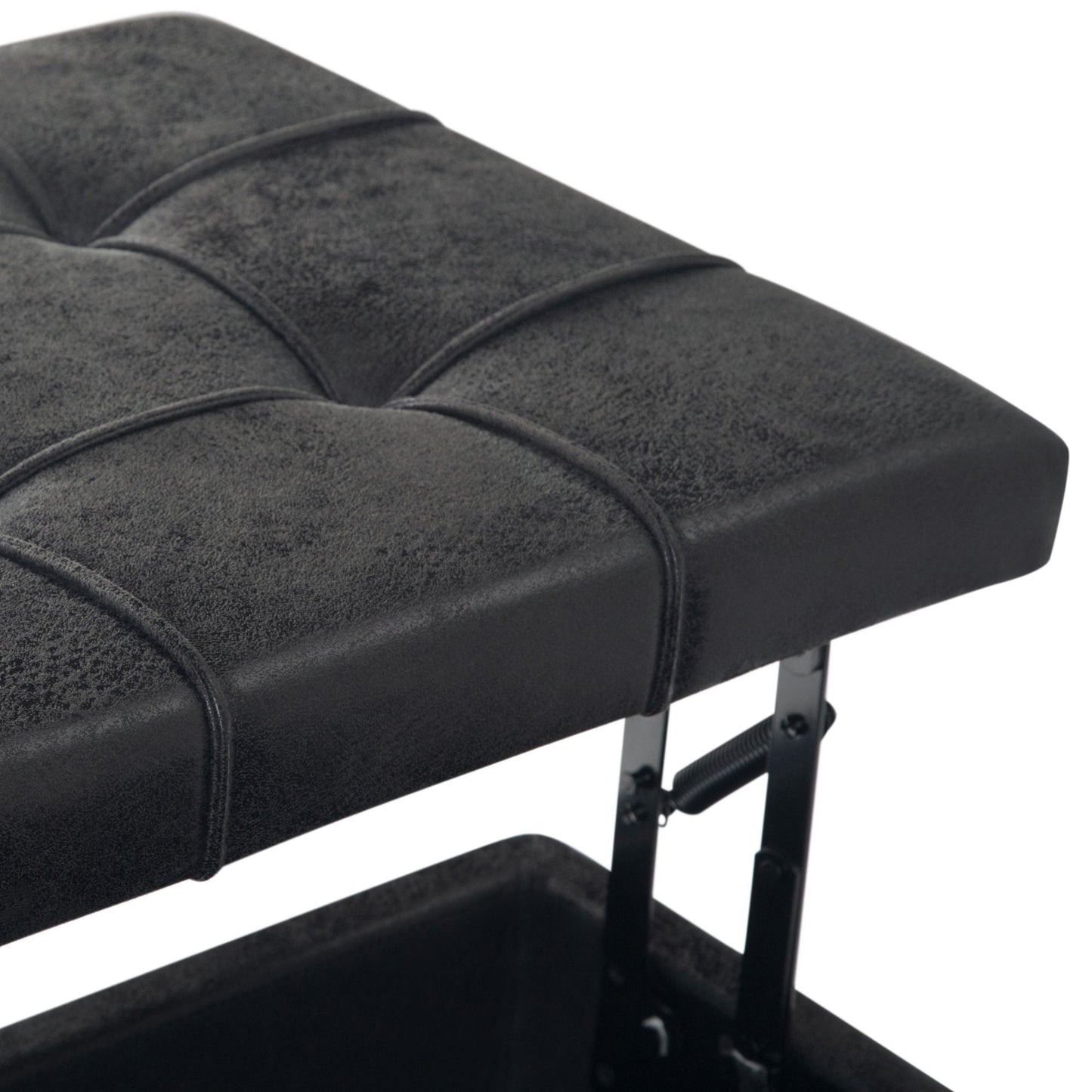 Harrison Upholstered Coffee Table Storage Ottoman