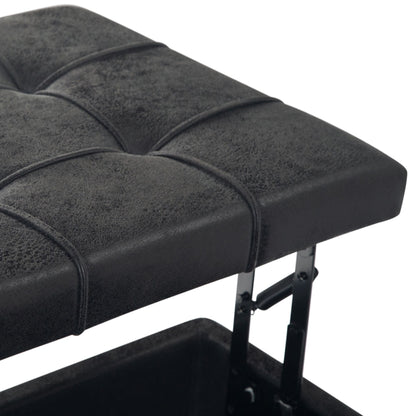Harrison Upholstered Coffee Table Storage Ottoman