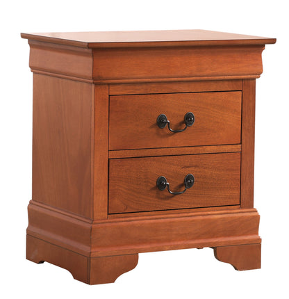 Louis Philippe Nightstand in Wood Veneer
