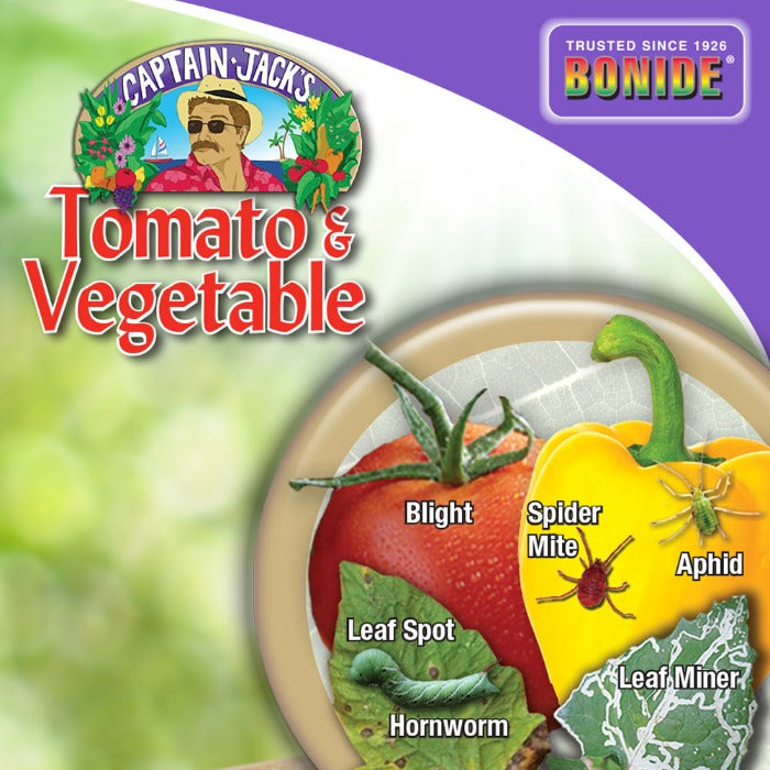 Captain Jack's Tomato & Vegetable 3-in-1 Ready To Use liquid & granular pest control Bonide on Tampa Home & Garden Store