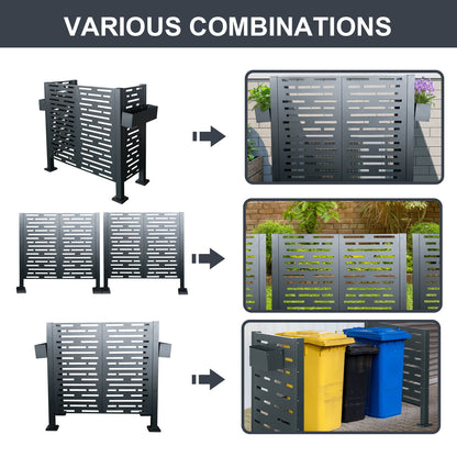 Air Conditioner Privacy Fence Cover and 3 Panels