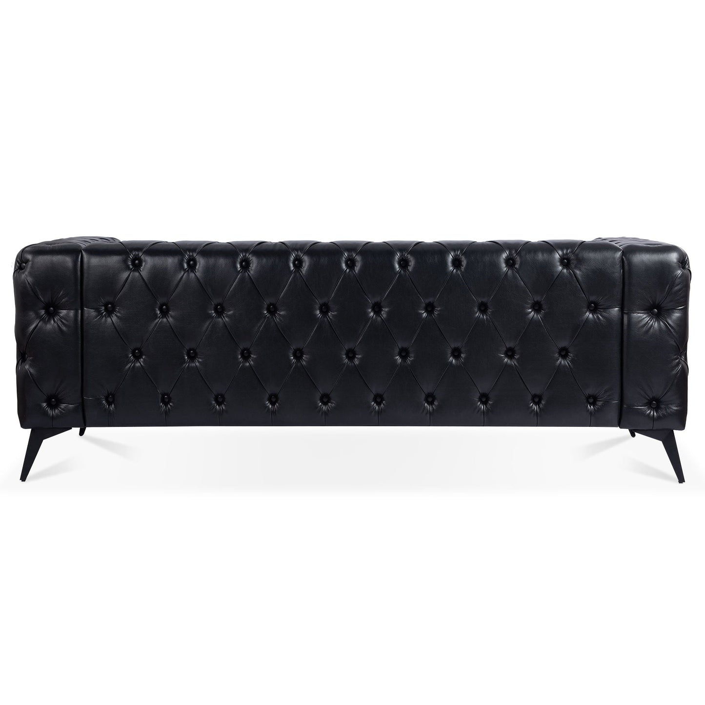 Modern 3 Seater Sofa with Square Arm and Cushion