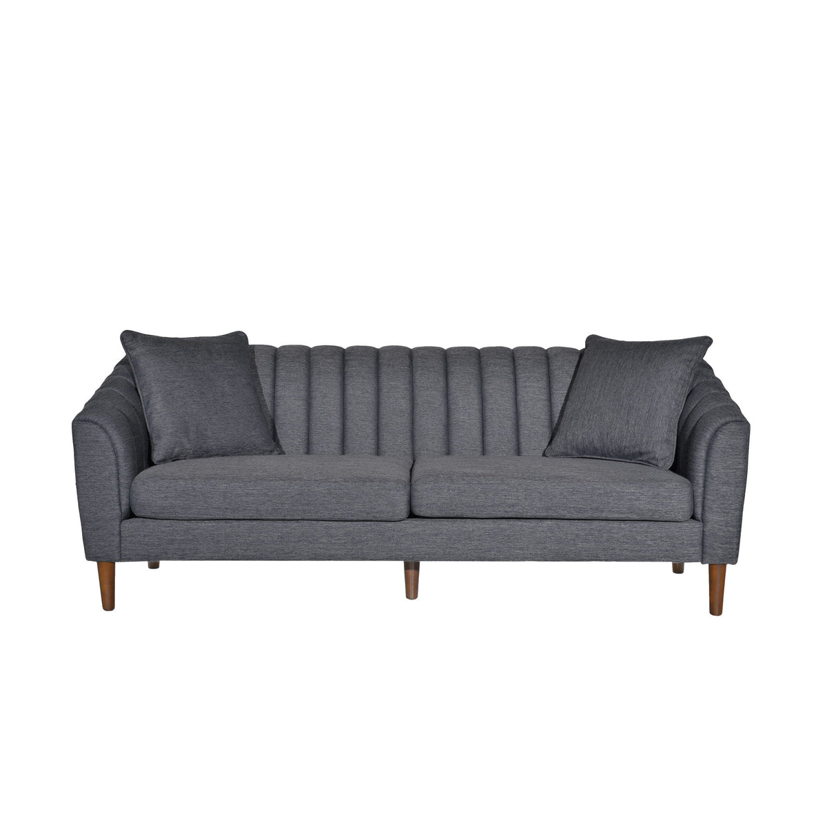 Contemporary 3 Seater Sofa With Plush Cushions