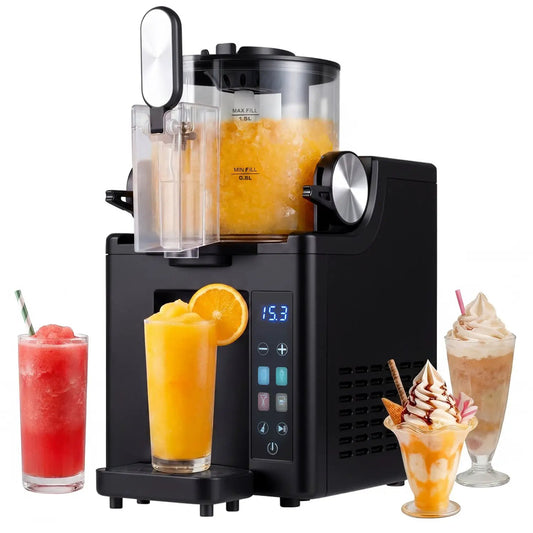 DirectDeals 68 oz Frozen Drink Maker black home slushy machine with digital display on Tampa Home & Garden Store