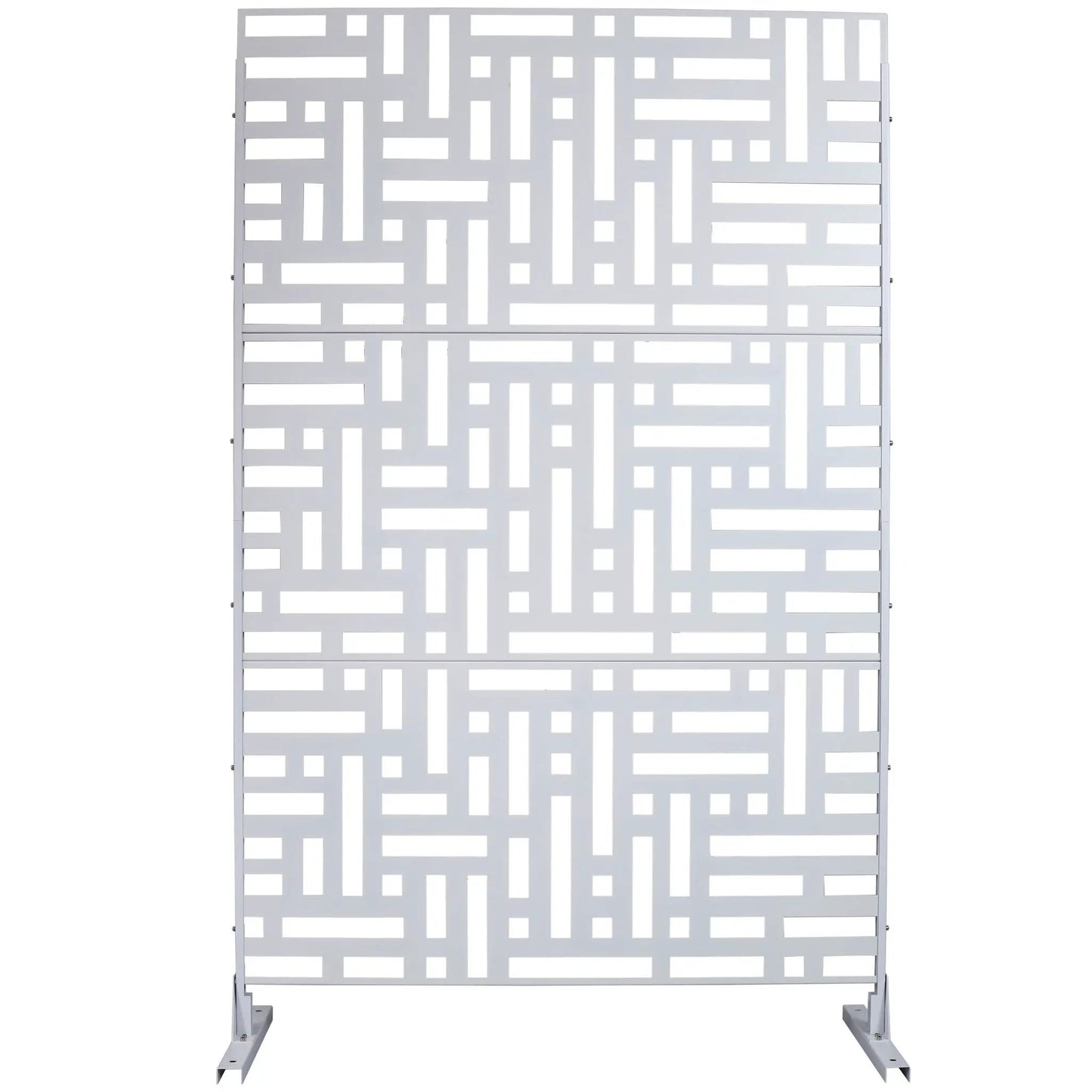 Decorative Freestanding Metal Privacy Screen