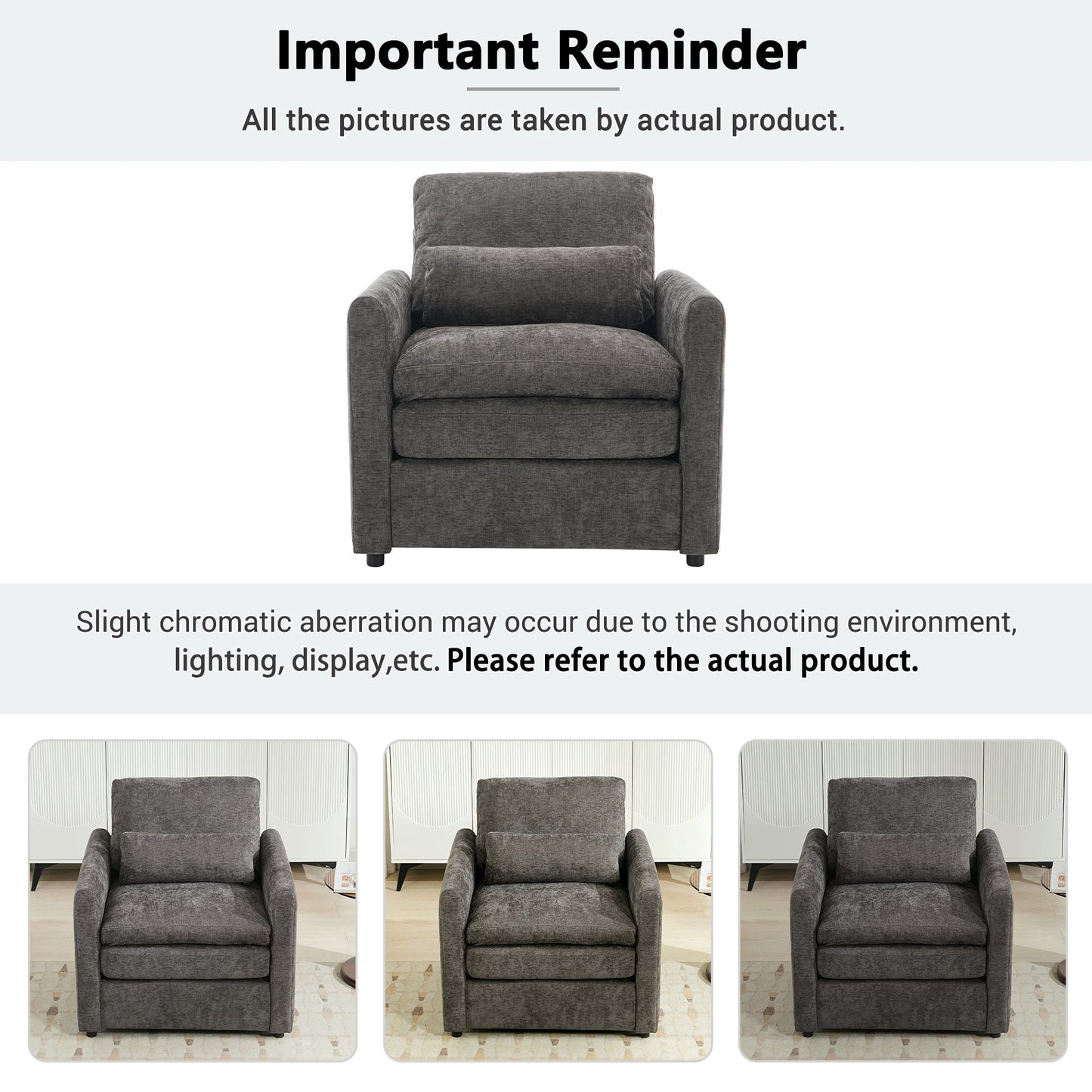 Cozy Upholstered Sofa Chair And Living Room Set