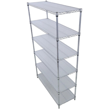6 Tier NSF Metal Wire Shelving Unit for Storage