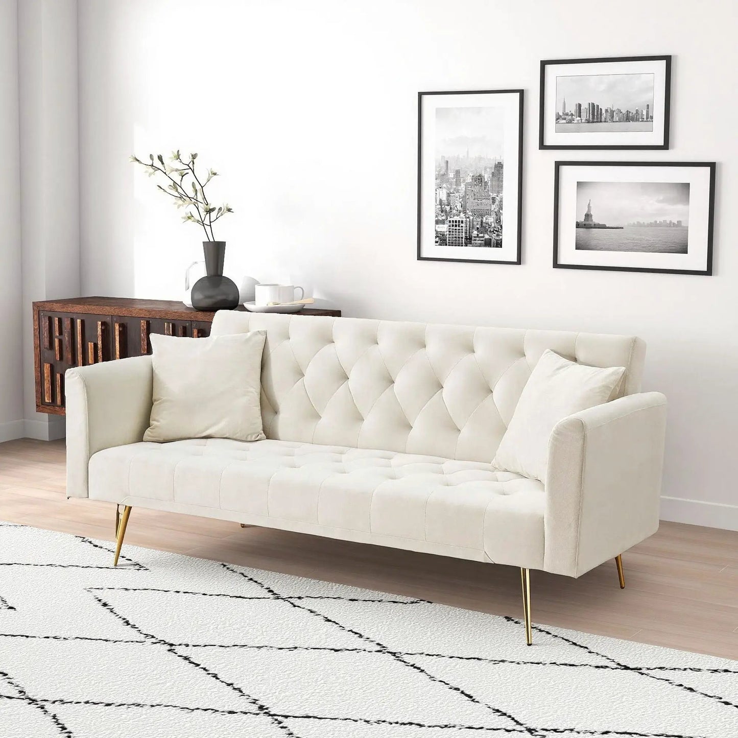 Convertible Double Folding Living Room Sofa Bed