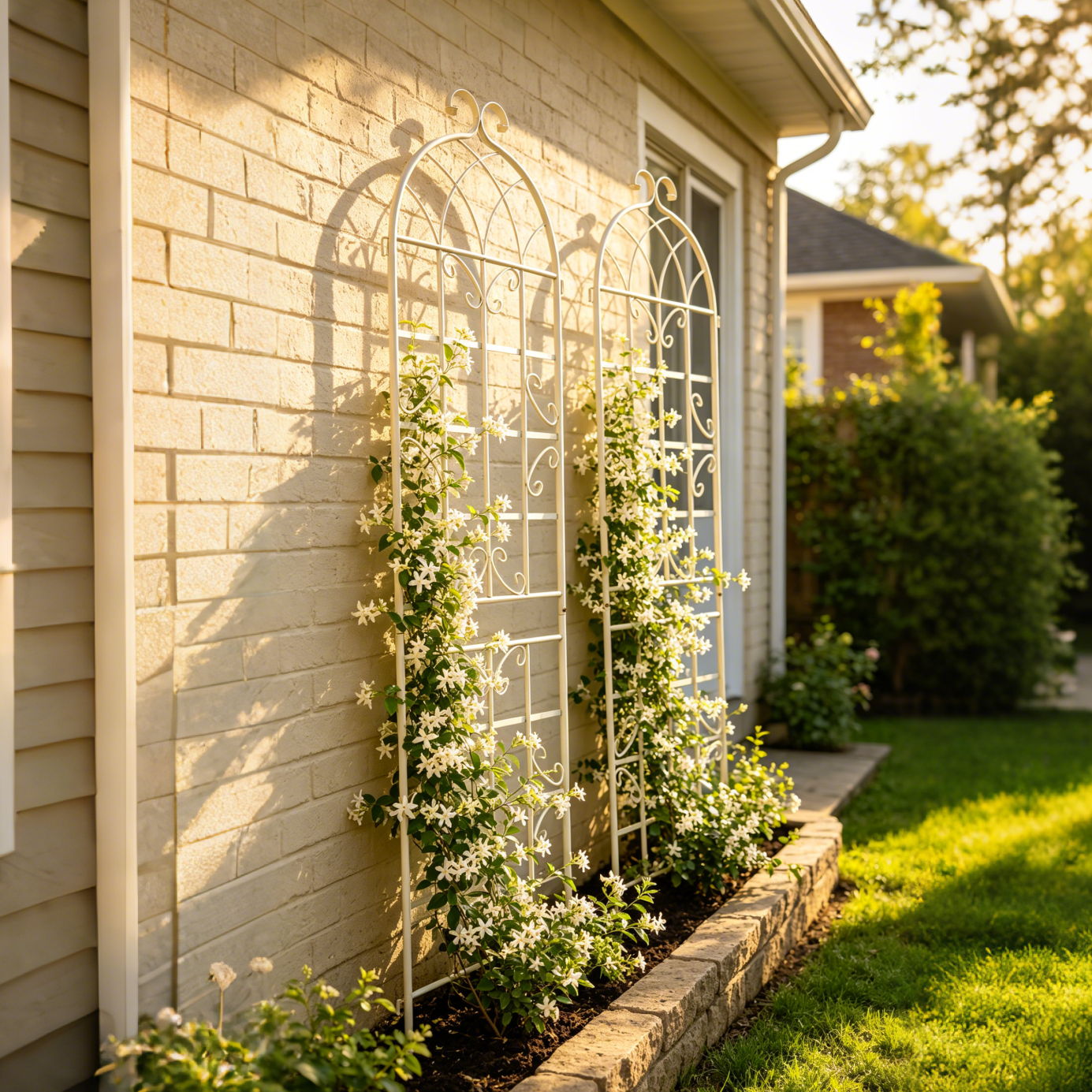 Metal Trellis For Climbing Plants And Vines