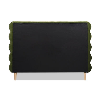 Stockholm Wavy Headboard and Platform Bed