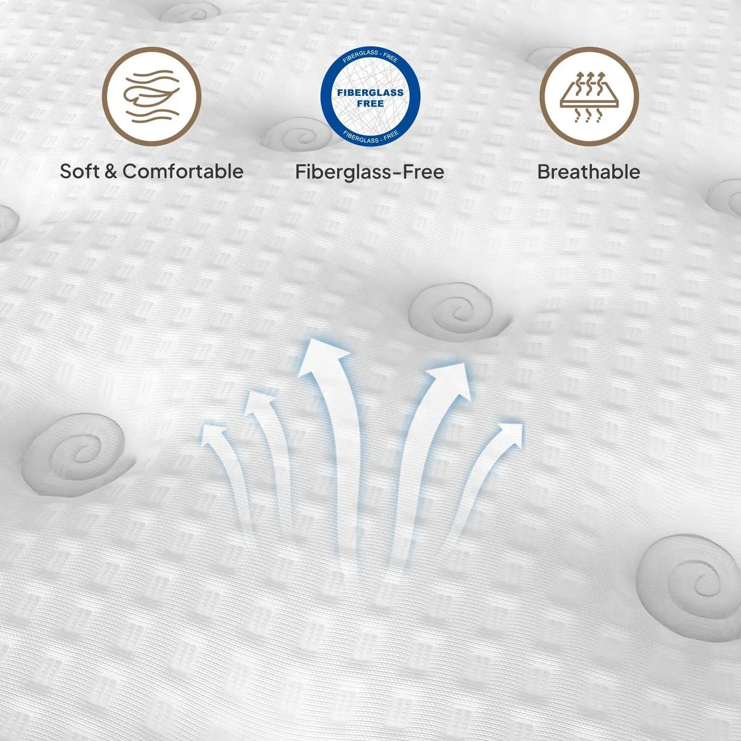 14 Inch Cooling Gel Memory Foam Hybrid Mattress