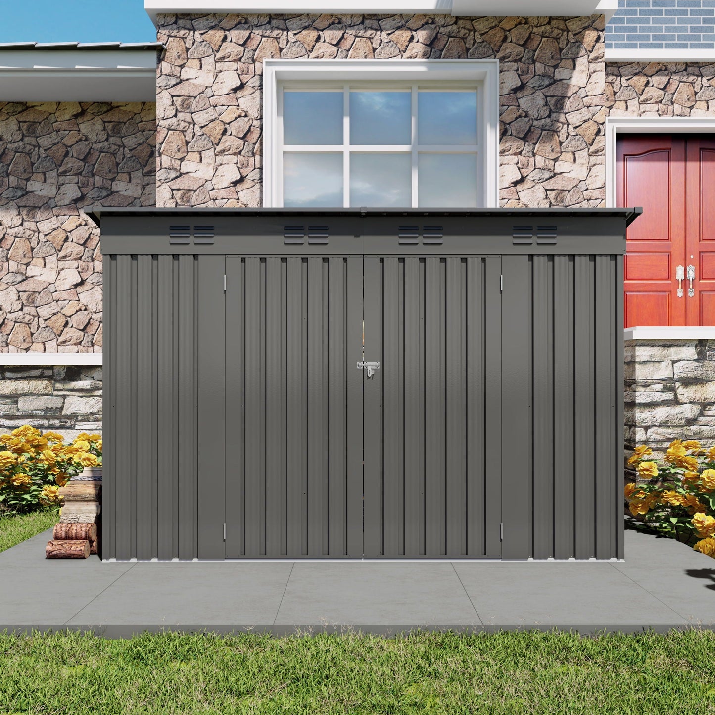 4x9 Ft Outdoor Storage Shed For A Backyard Space