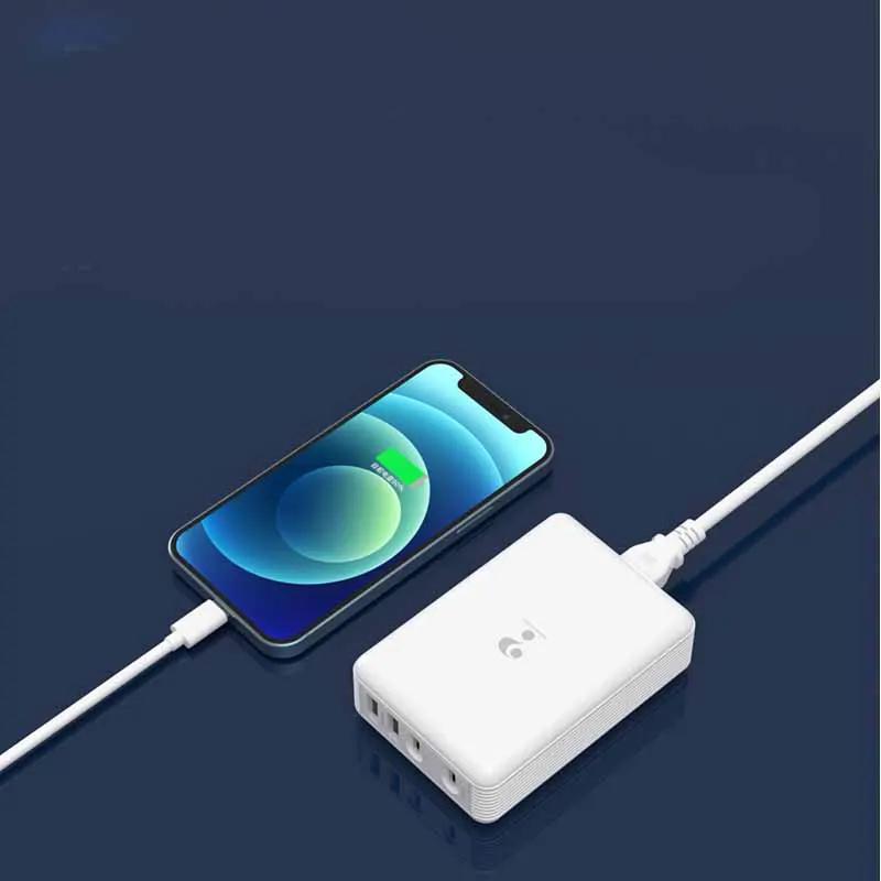FLIPSTYLEZLLC white fast-charge multi-port USB charger powering a smartphone on Tampa Home & Garden Store