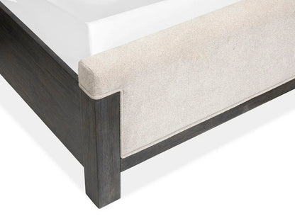 Plum Creek Upholstered Panel Bed With Fabric