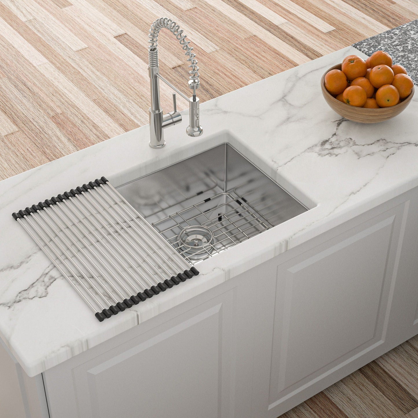 Modern Deep Single Bowl and Stainless Steel Sink