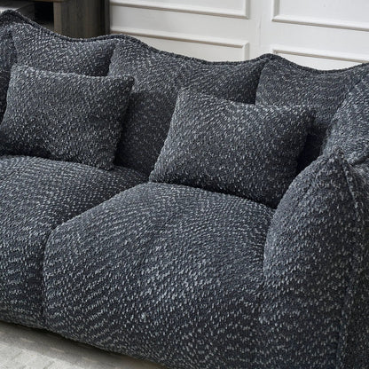 Comfortable Dual Beanbag Chair and Foam Core