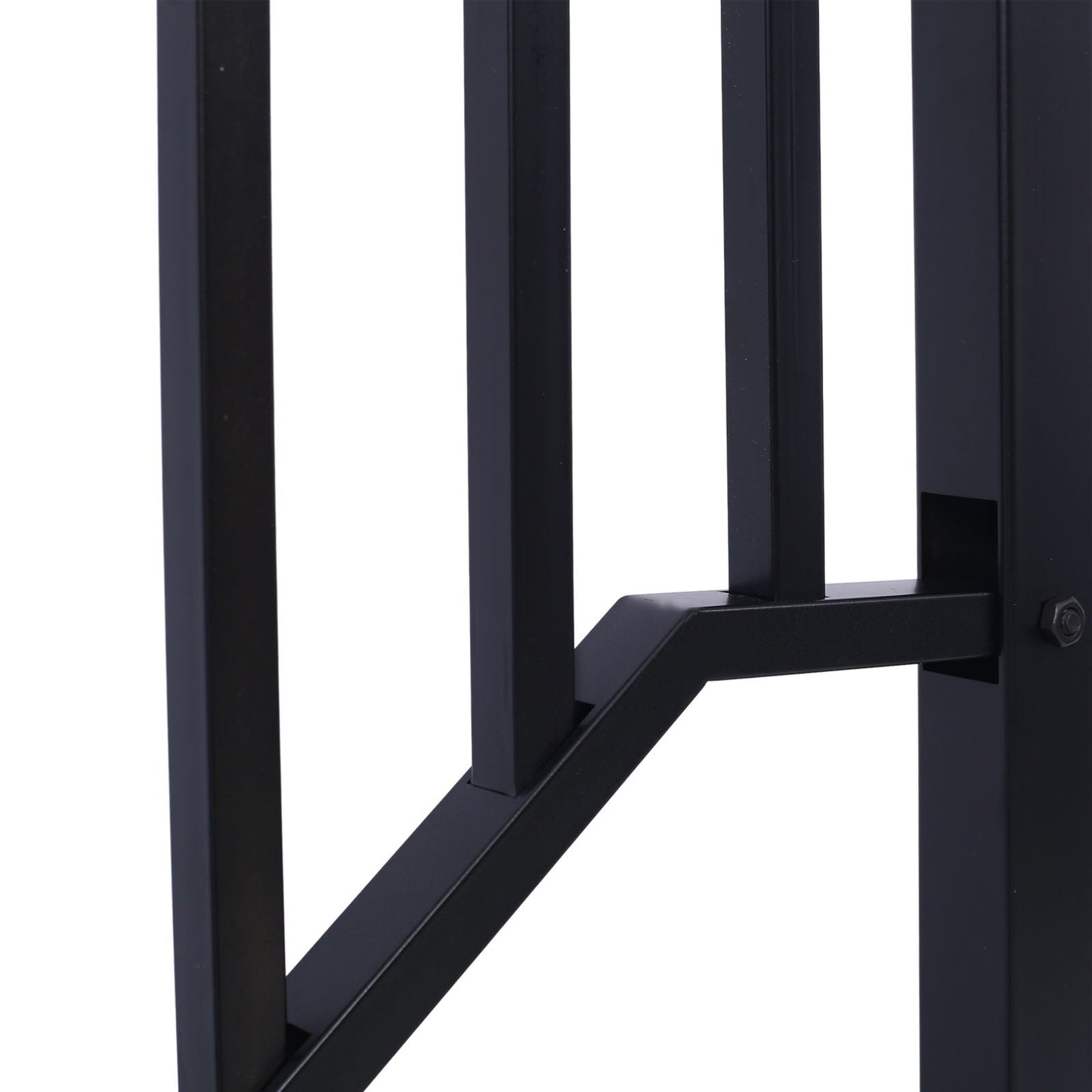 A Powder Coated Wrought Iron Handrail For Steps