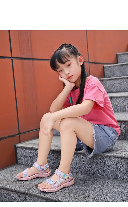 Princess Beach Shoes for Children Soft Soles