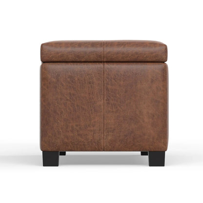 Dover Upholstered Storage Ottoman Bench with Lid