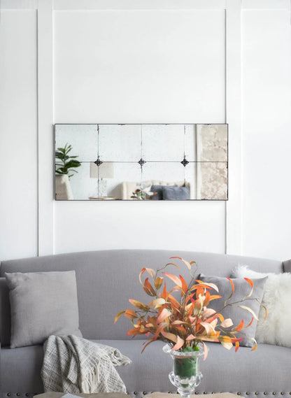 Traditional Glass Panel Mirror for Wall Decor