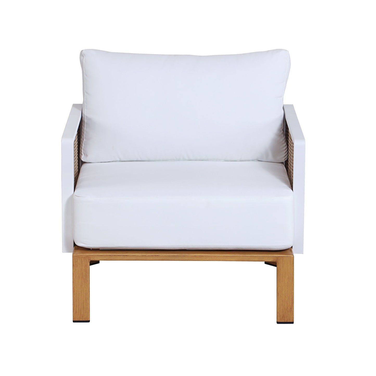 Vine White 4 Piece Outdoor Conversation Set