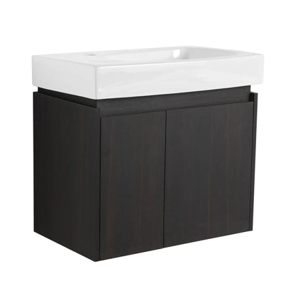 Modern Bathroom Vanity with Ceramic Basin Sink