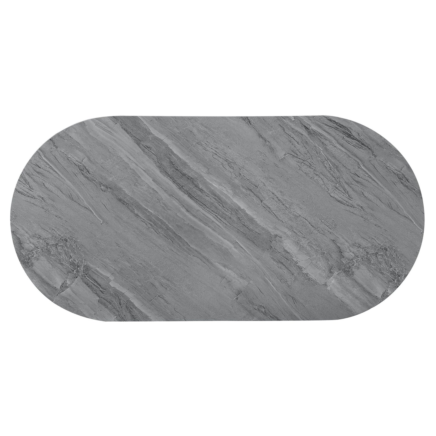 Yukino high gloss sofa table grey marble finish by HouseOfZazla on Tampa Home & Garden Store