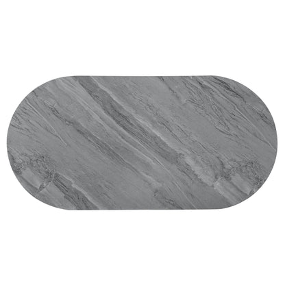 Yukino high gloss sofa table grey marble finish by HouseOfZazla on Tampa Home & Garden Store