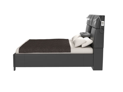 Modern Music Bed with Touch Lighting and Tray