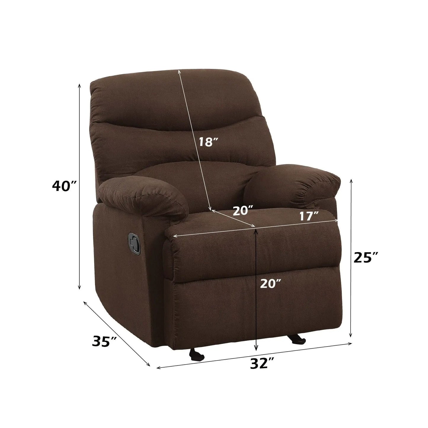 Lux Arcadia Micro Motion Glider Recliner