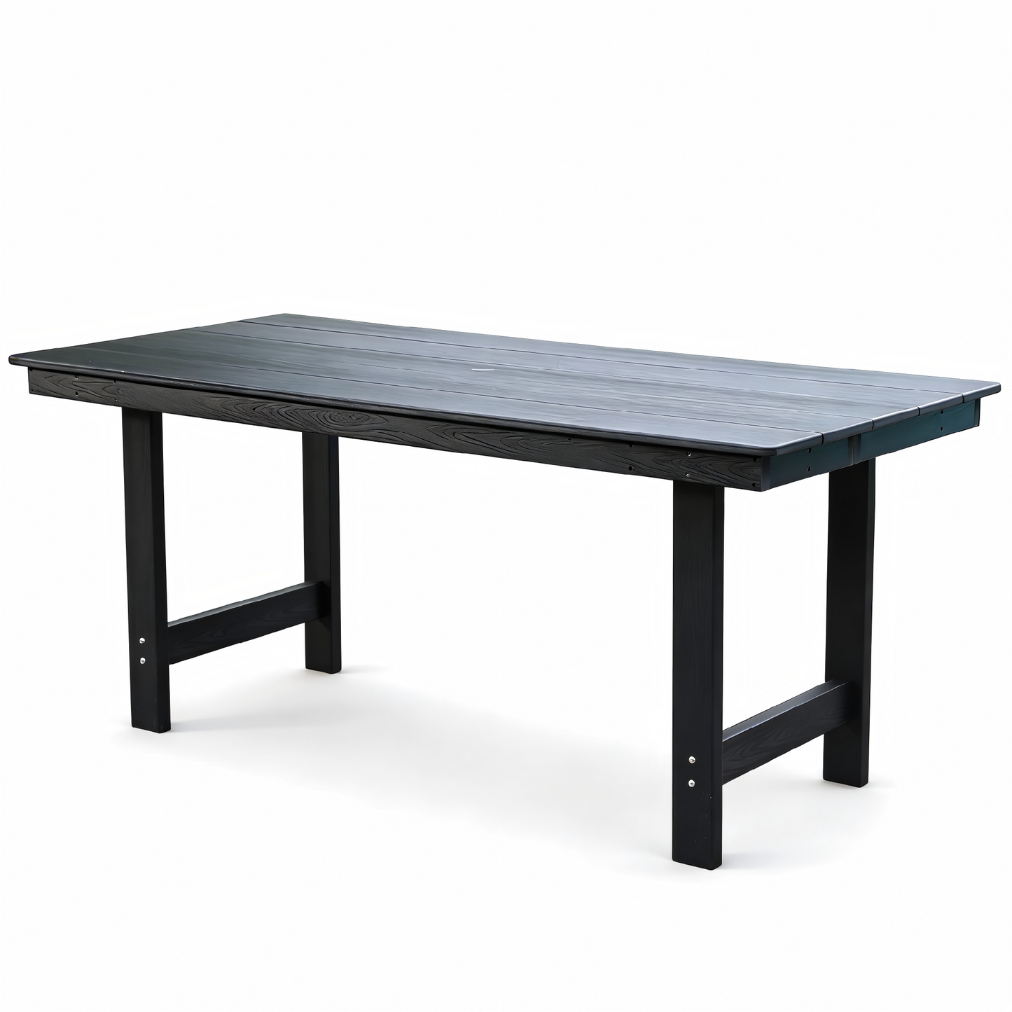 HDPE Patio Dining Set and Four Outdoor Chairs