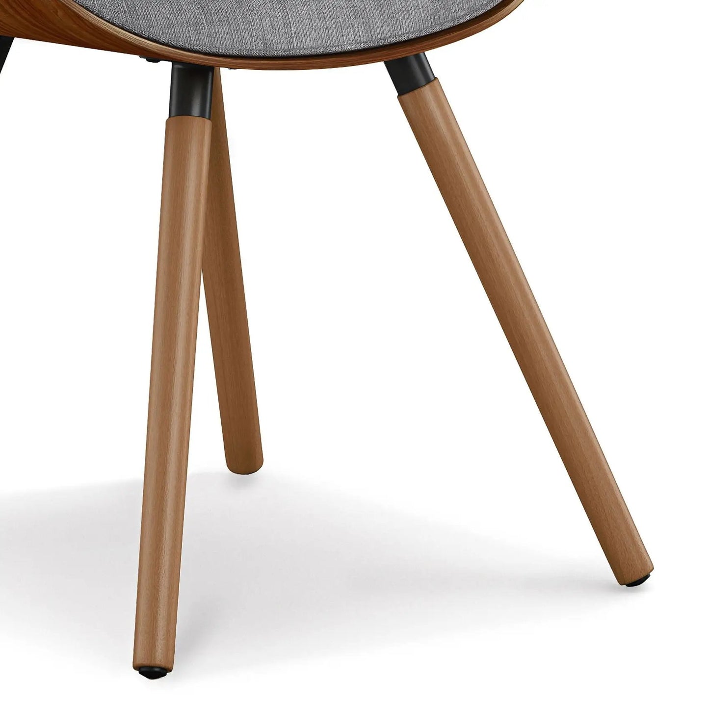 Marana Upholstered Dining Chair side chair grey fabric seat with oak legs on Tampa Home & Garden Store